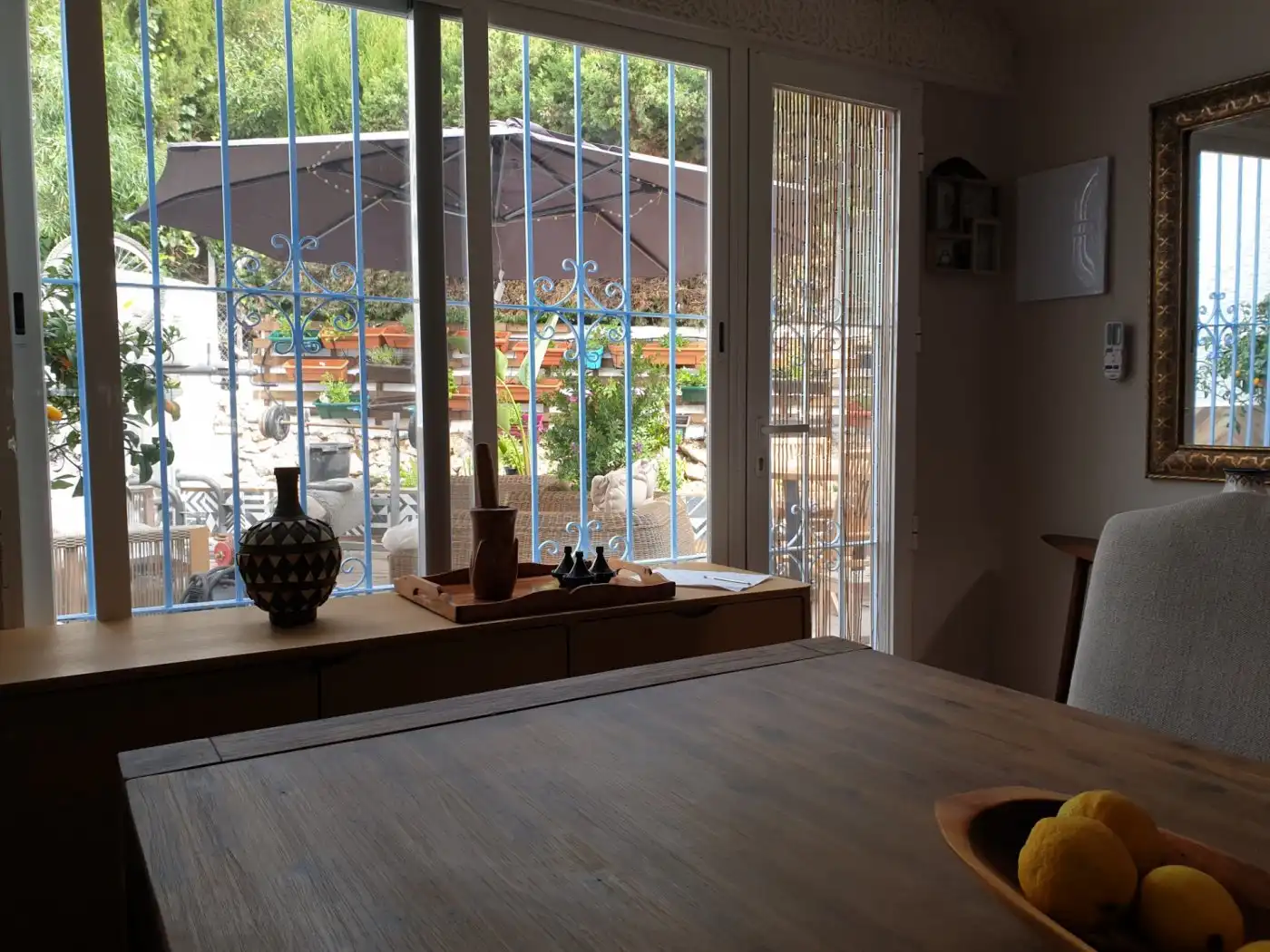 Dining room of Houses for sale in Calpe / Calp  with Air Conditioner, Heating and Private garden