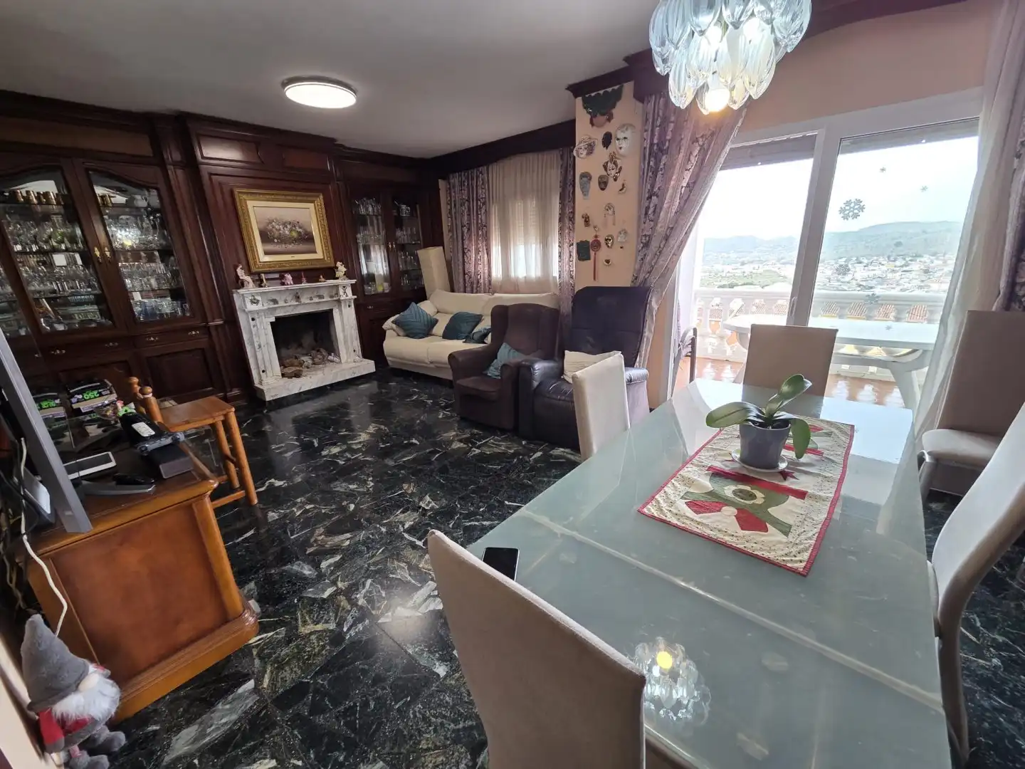 Sala de estar de Casa o chalet en venta en Málaga con Jardín privado, Terraza y Piscina