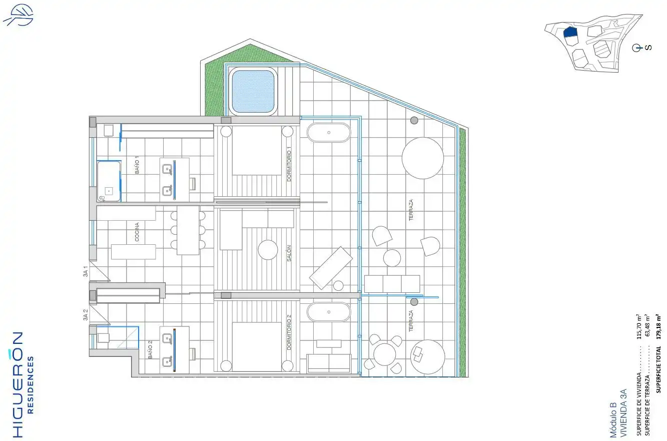 Apartment mit Pool zum Verkauf in El Higuerón, imagen 17