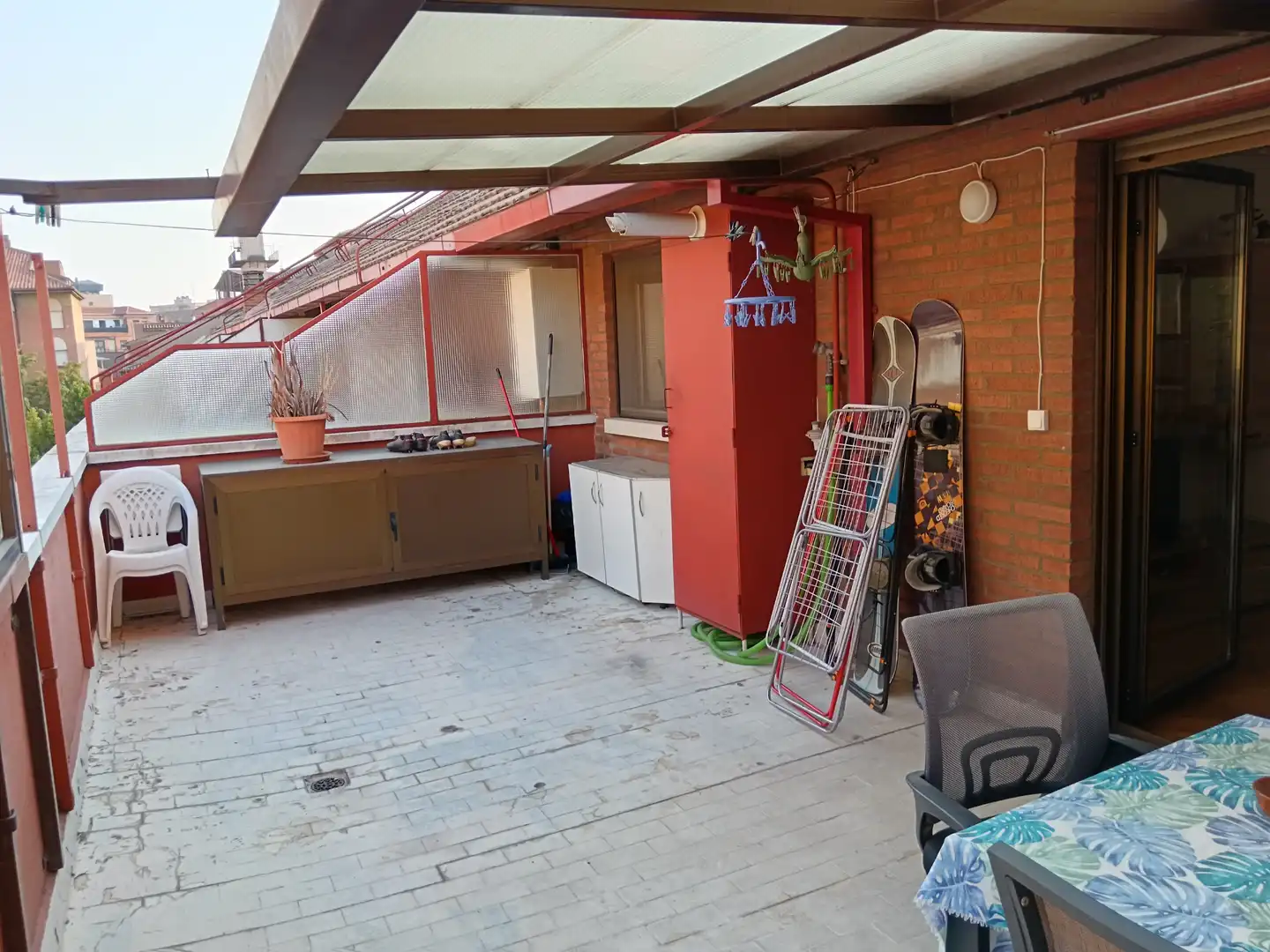 Terrasse von Wohnung zur Miete in Valladolid mit Heizung, Parkett und Terrasse