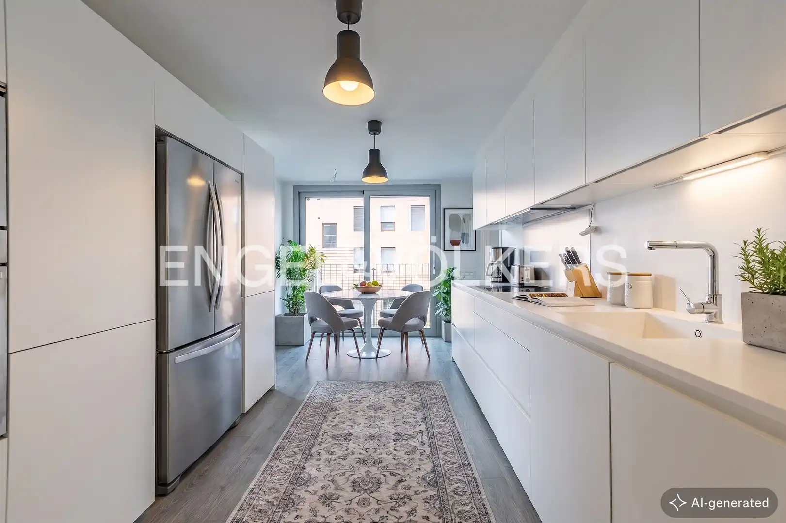 Kitchen of Attic for sale in Sabadell  with Air Conditioner, Heating and Parquet flooring