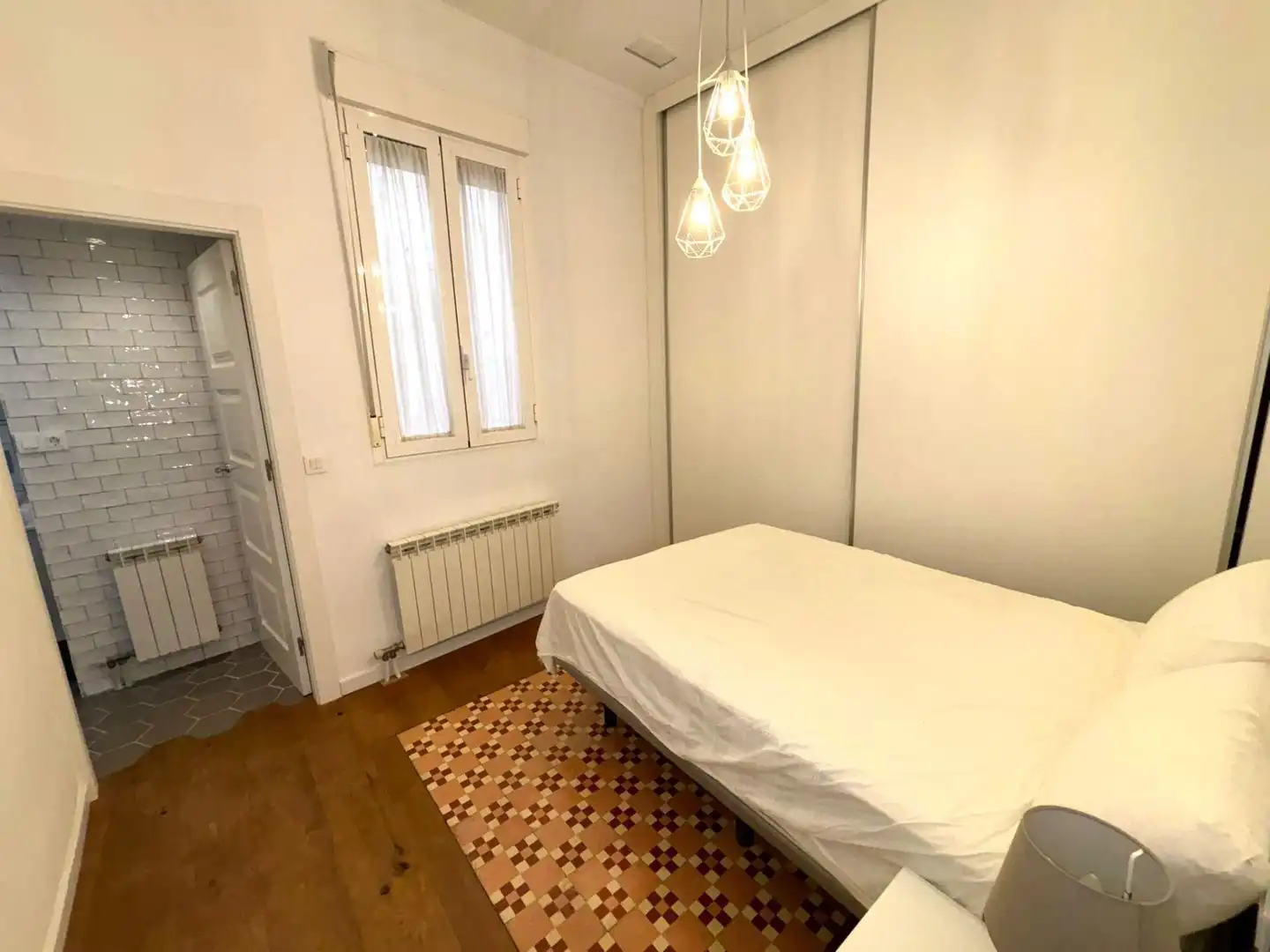 Schlafzimmer von Wohnung zur Miete in Murcia mit Klimaanlage, Heizung und Möbliert