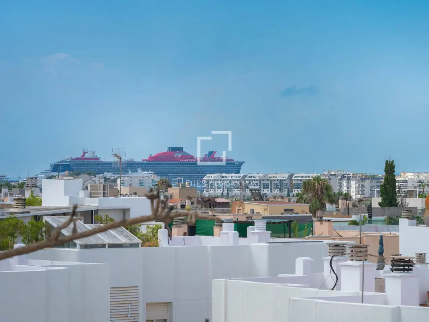 Terrace of Flat for sale in Santa Eulària des Riu  with Air Conditioner and Furnished