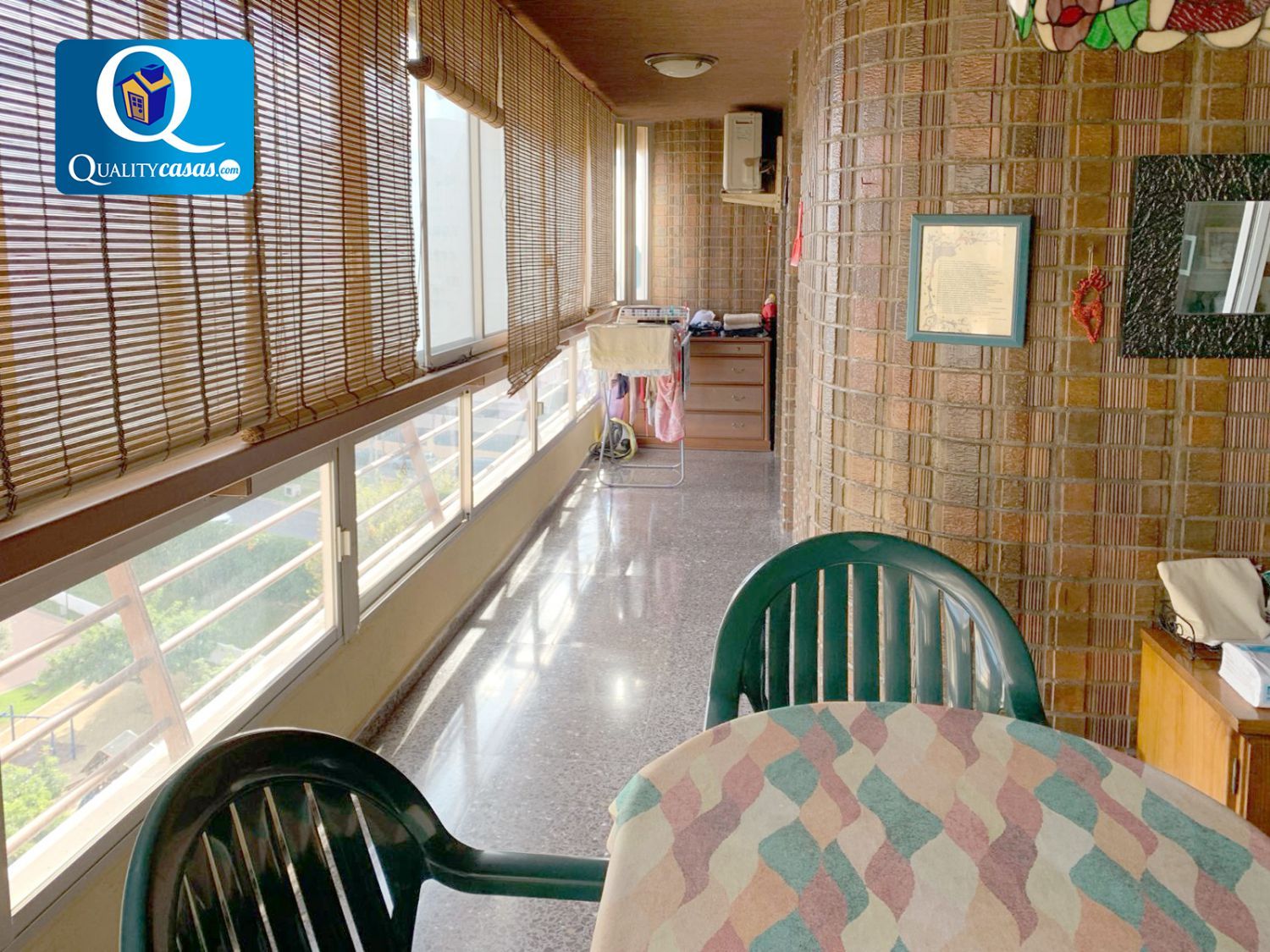 Balcony of Flat for sale in Alicante / Alacant  with Air Conditioner, Terrace and Community pool