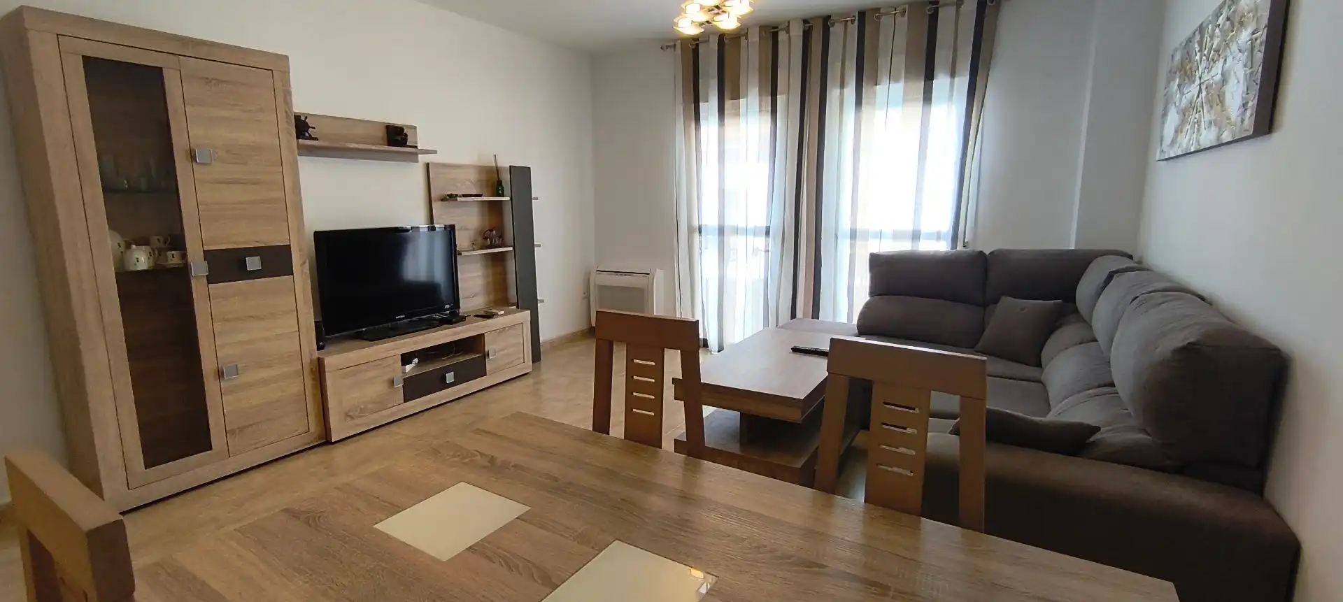Living room of Flat for sale in Moraleja  with Air Conditioner, Furnished and Oven