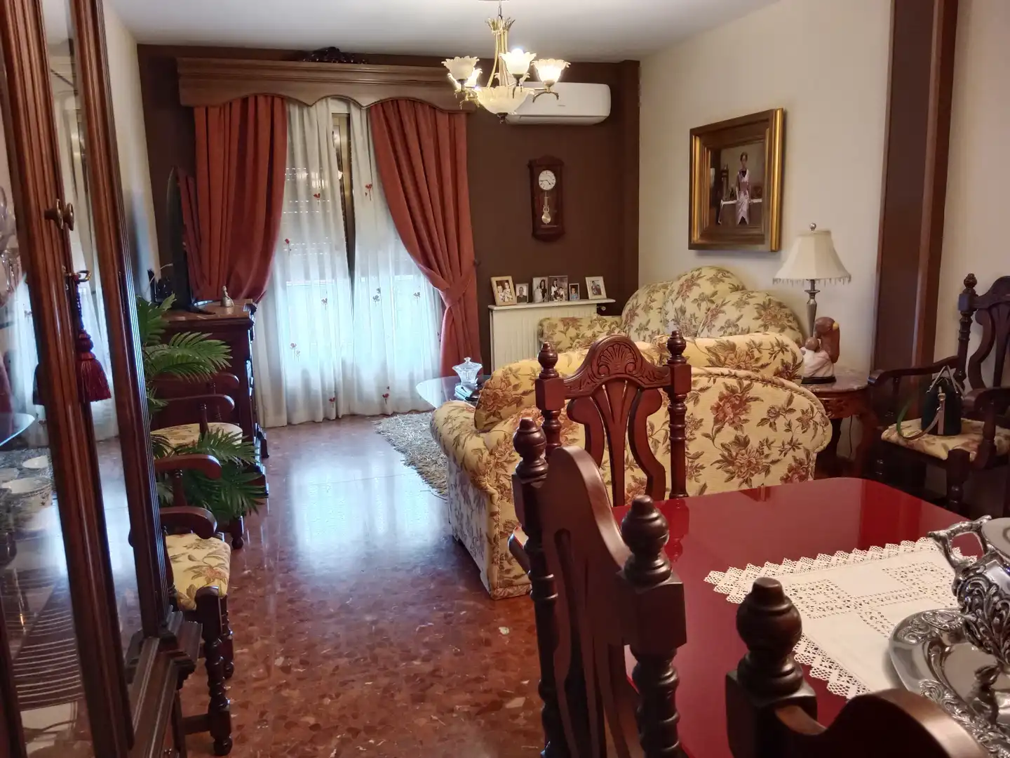 Sala d'estar de Pis en venda en Lahiguera amb Aire condicionat i Balcó