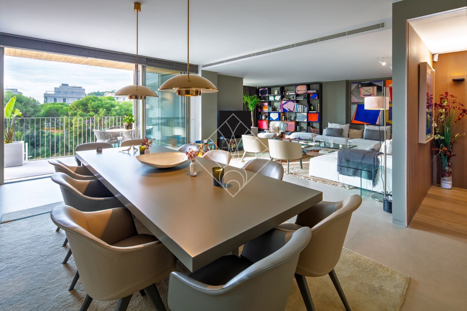 Dining room of Flat for sale in  Barcelona Capital  with Air Conditioner, Terrace and Storage room