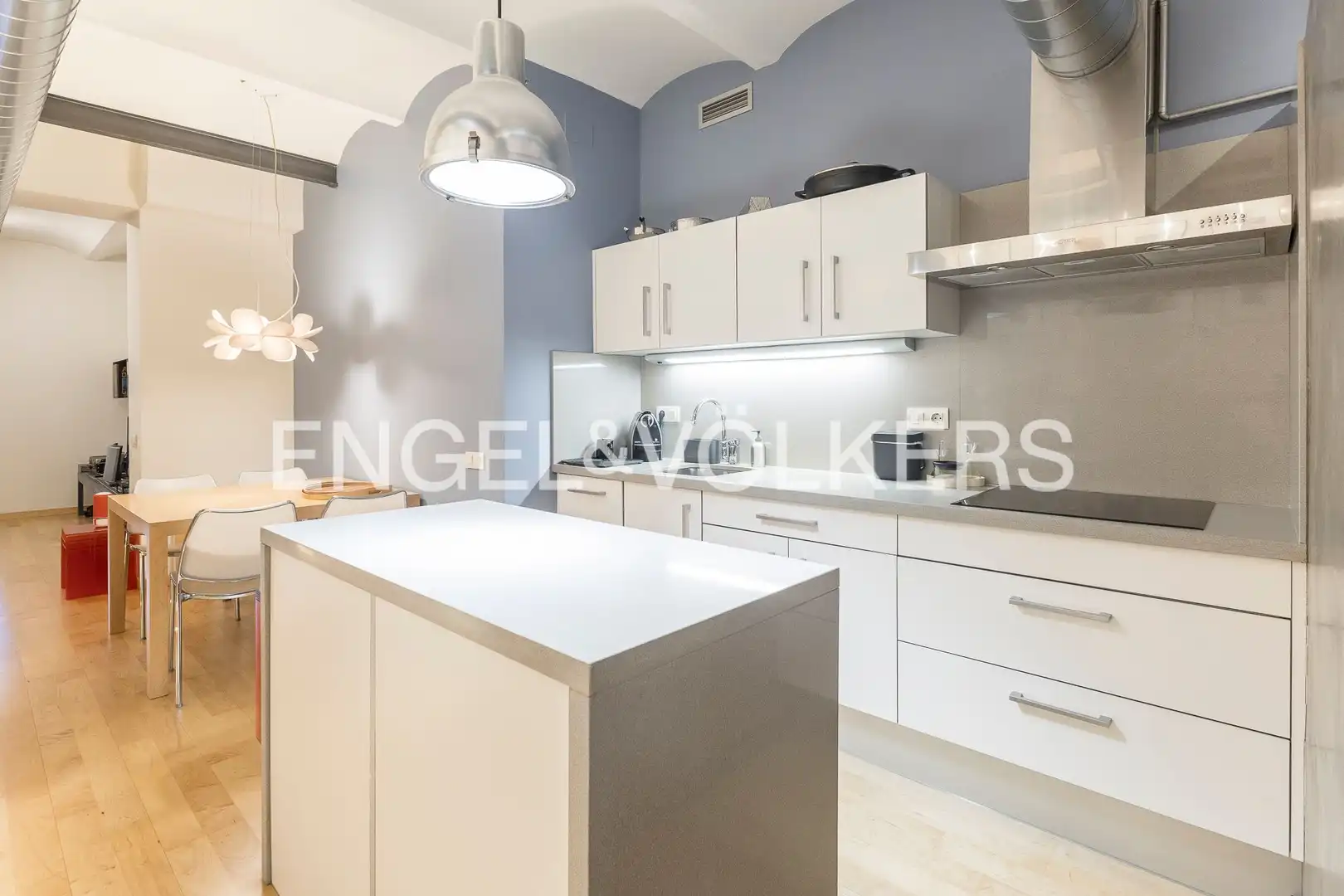 Cocina de Loft en venta en Barcelona con Aire acondicionado, Calefacción y Parquet