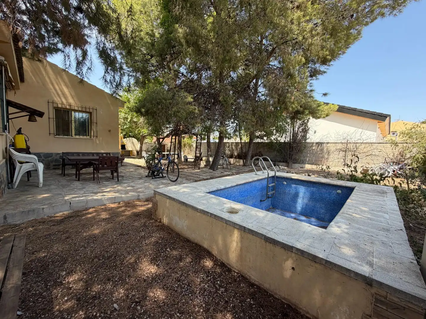 Piscina de Casa adosada en venta en Mutxamel