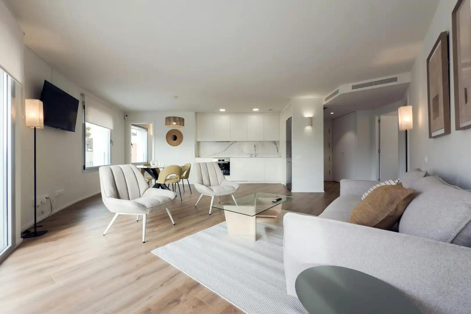 Living room of Flat for rent in Gràcia