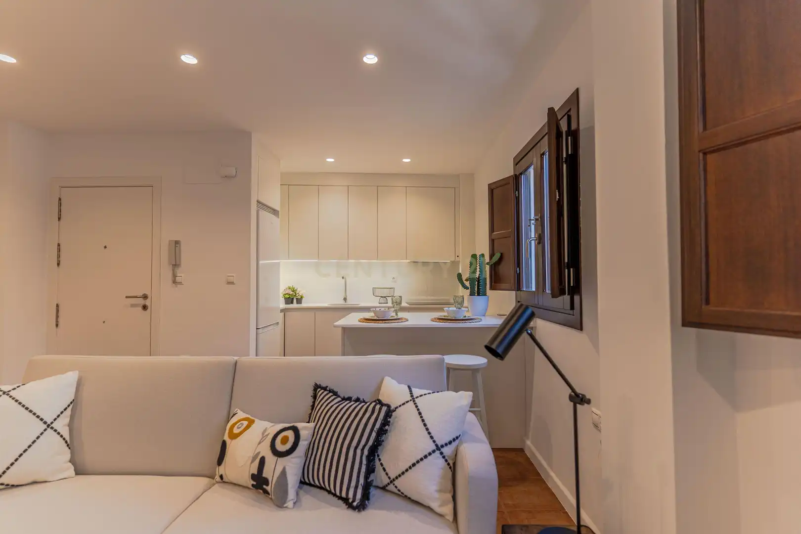 Wohnzimmer von Wohnung zur Miete in Centro