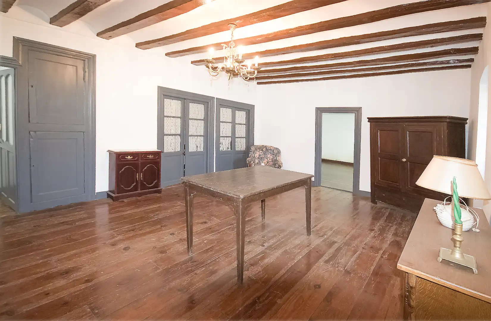Dining room of Country homes for sale in Hernialde  with Private garden and Furnished