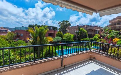 Garden of Flat for sale in Lloret de Mar  with Air Conditioner, Storage room and Furnished