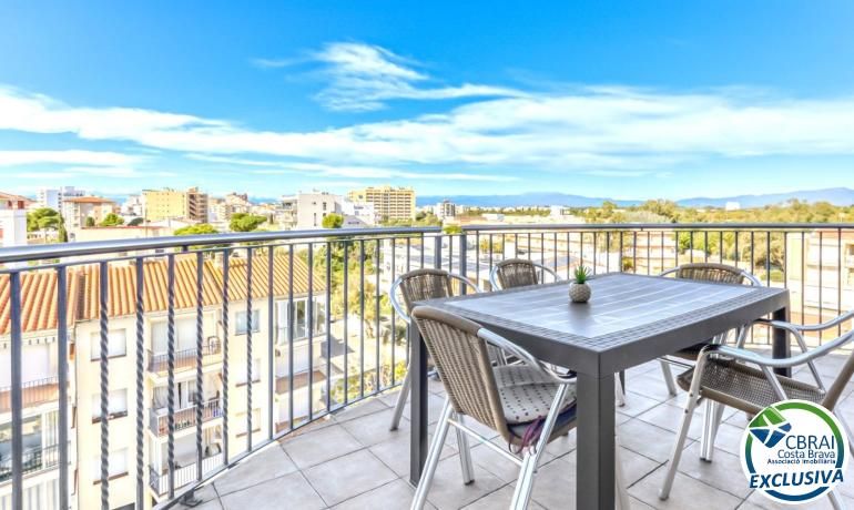 Vista exterior de Apartamento en venta en Roses con Aire acondicionado, Calefacción y Terraza
