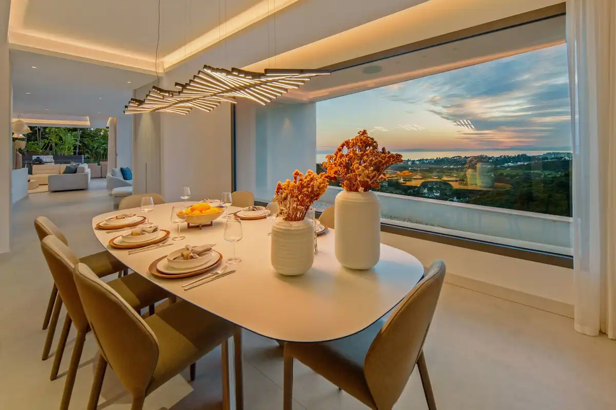Dining room of Houses for sale in Marbella  with Private garden, Terrace and Storage room