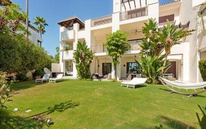 Garden of Planta baja for sale in Estepona  with Air Conditioner, Terrace and Swimming Pool