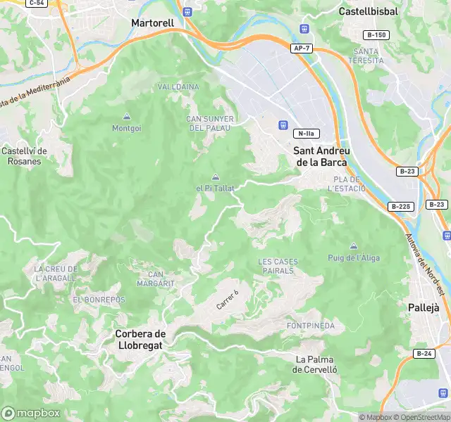 Vista exterior de Piso en venta en Corbera de Llobregat