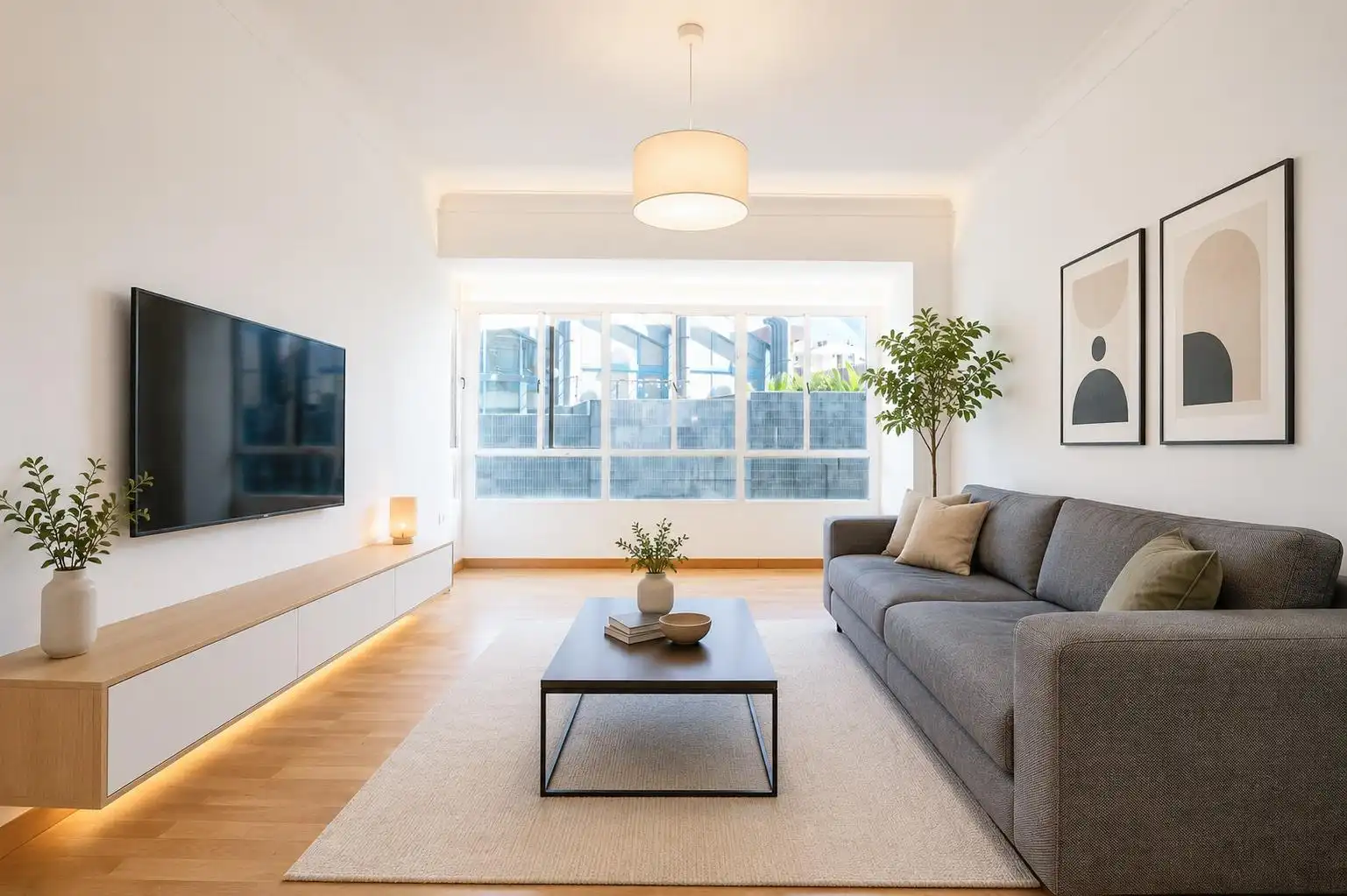 Sala de estar de Piso en venta en  Palma de Mallorca