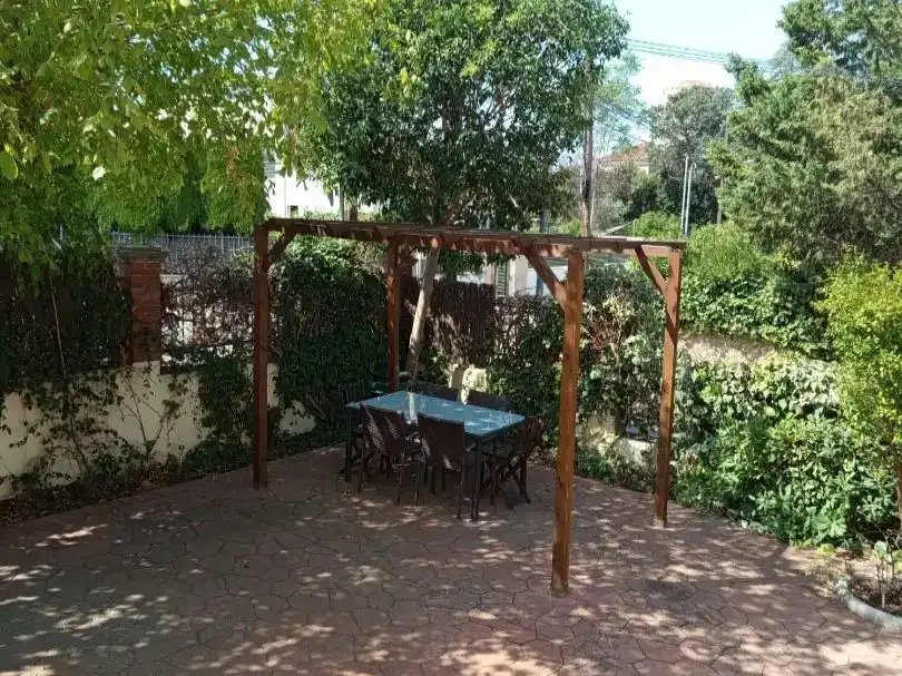 Terrasse von Country house zur Miete in Sant Cugat del Vallès mit Klimaanlage, Privatgarten und Abstellraum