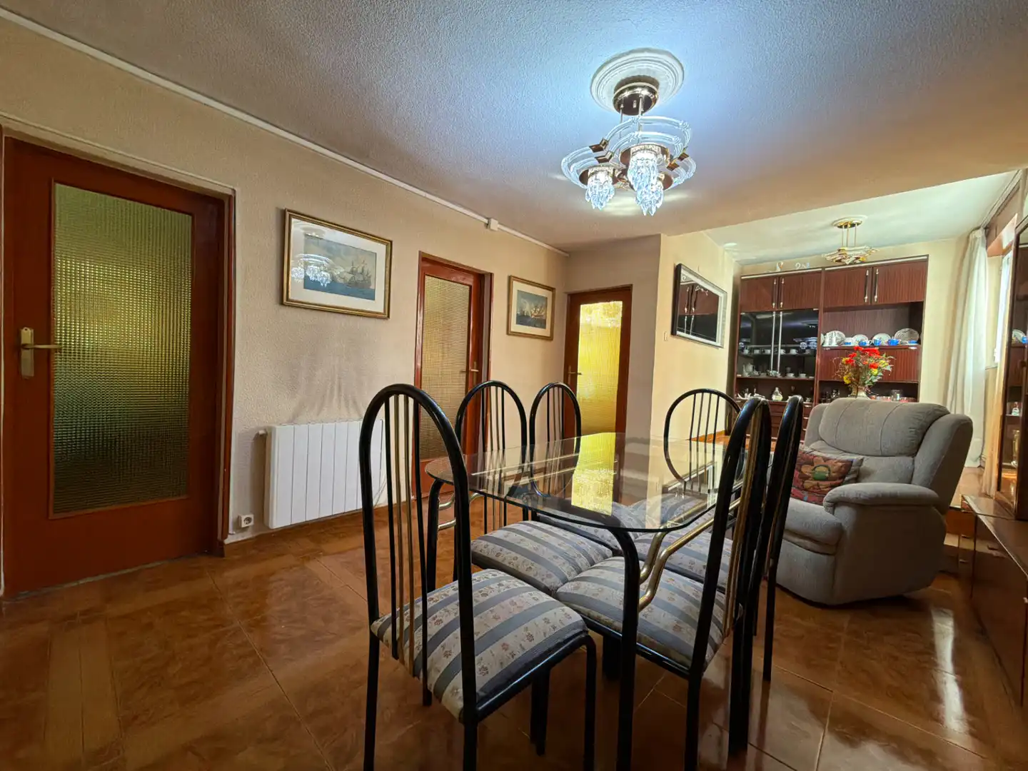 Dining room of Flat for sale in Madrid  with Air Conditioner, Heating and Furnished
