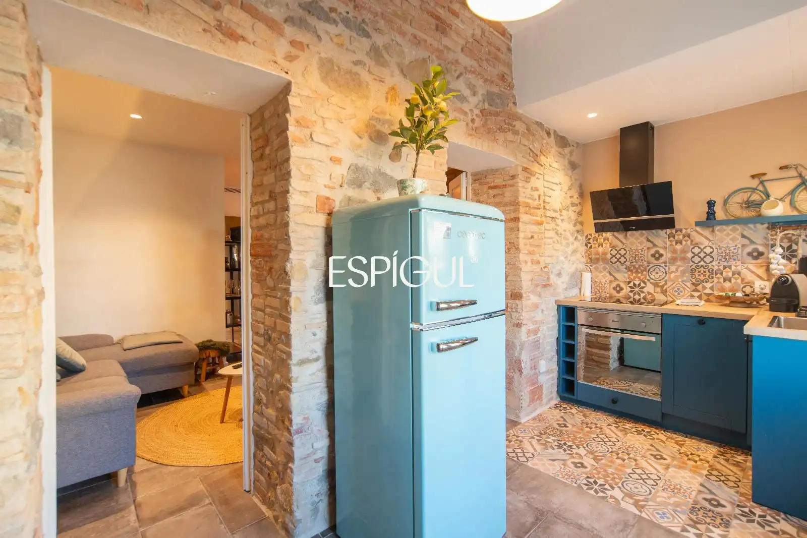 Küche von Wohnung zum Verkauf in Girona mit Klimaanlage, Heizung und Terrasse