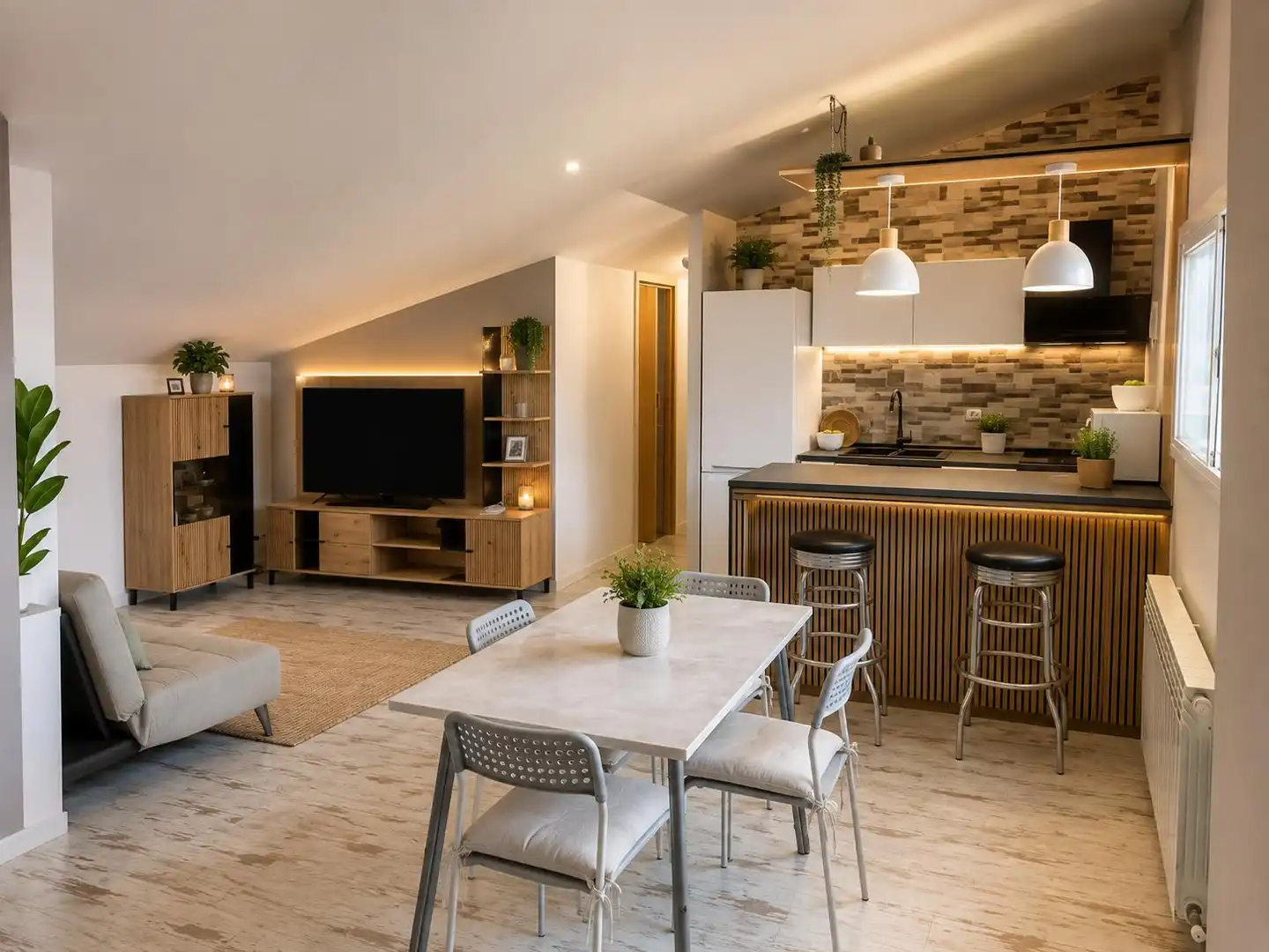 Sala de estar de Piso en venta en Canovelles con Aire acondicionado, Calefacción y Horno