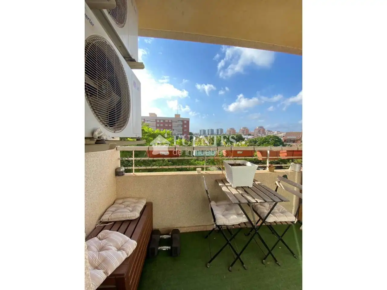 Terraza de Piso en venta en Alicante / Alacant con Aire acondicionado, Terraza y Piscina comunitaria