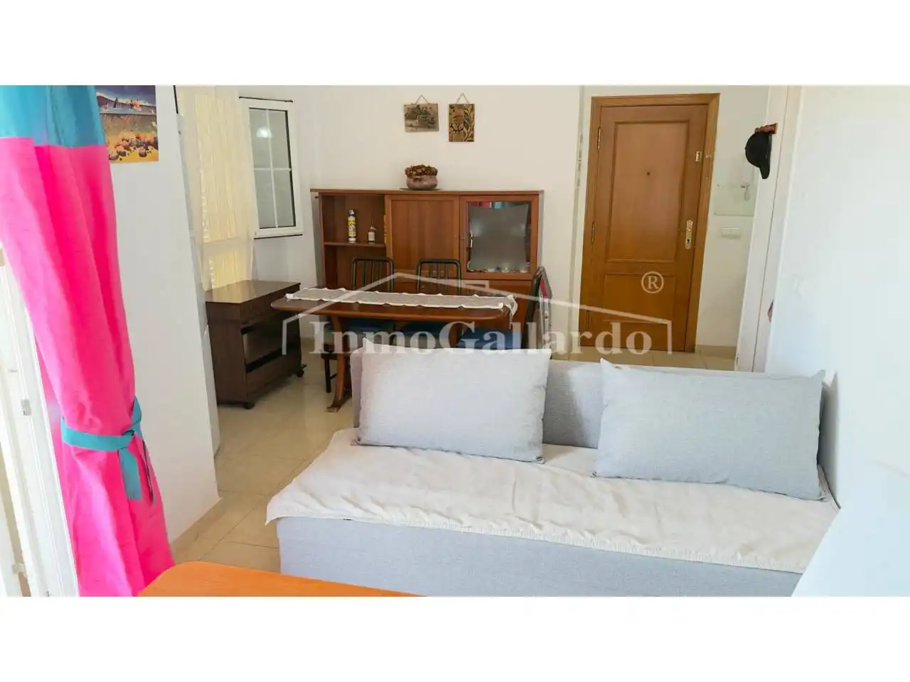 Sala de estar de Piso de alquiler en Vélez-Málaga con Terraza, Amueblado y Piscina comunitaria