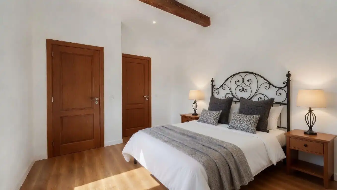 Habitación de Casa adosada en venta en Barcelona con Calefacción y Trastero