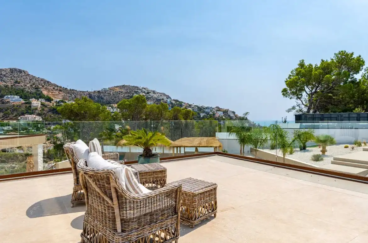 Terraza de Casa o chalet en venta en Altea con Aire acondicionado, Calefacción y Jardín privado