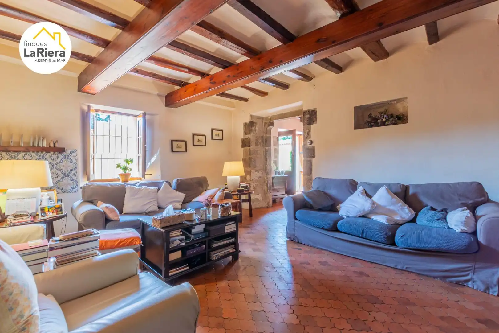 Living room of Houses for sale in Arenys de Munt  with Air Conditioner, Heating and Private garden