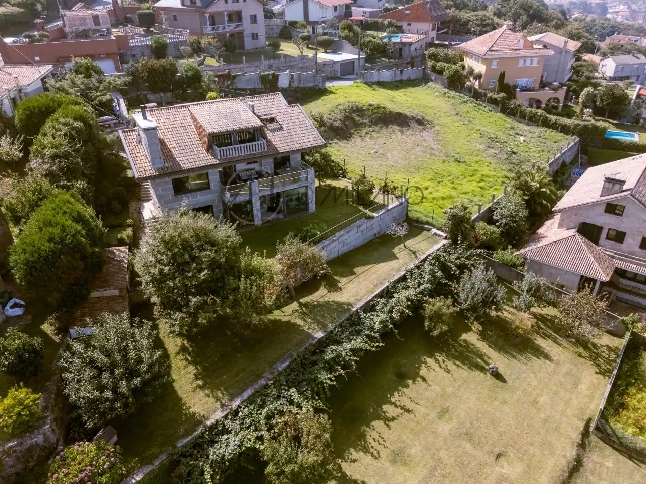 Jardín de Casa o chalet en venta en Nigrán con Calefacción, Jardín privado y Parquet