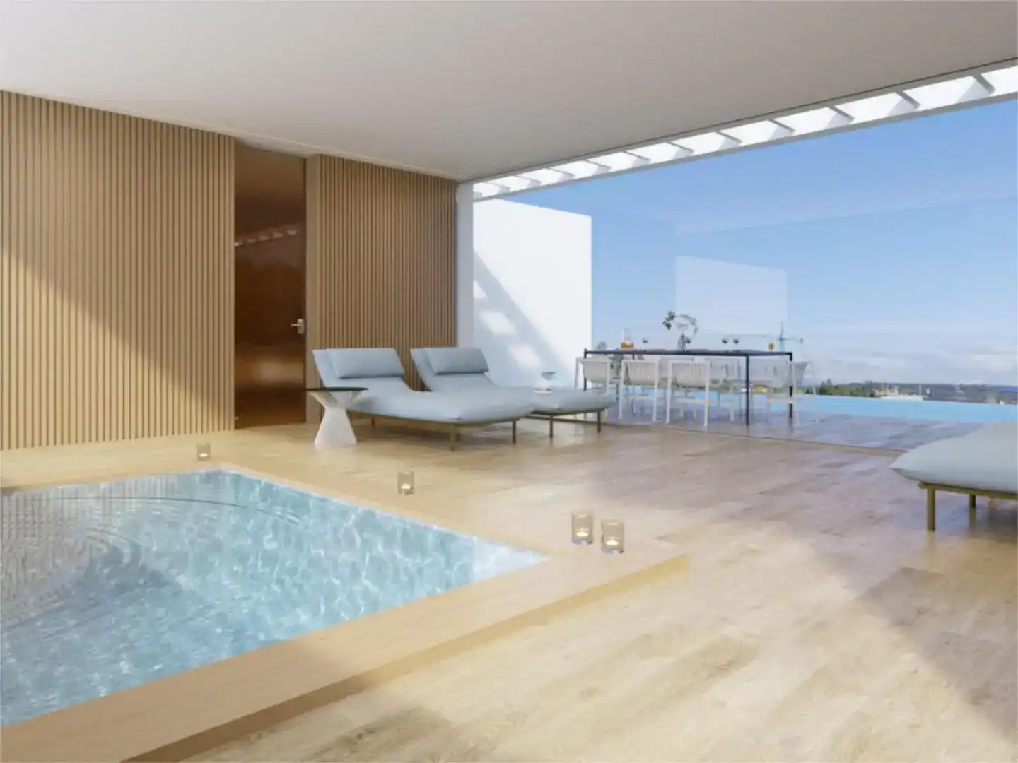 Terraza de Piso en venta en  Madrid Capital con Aire acondicionado, Piscina y Balcón