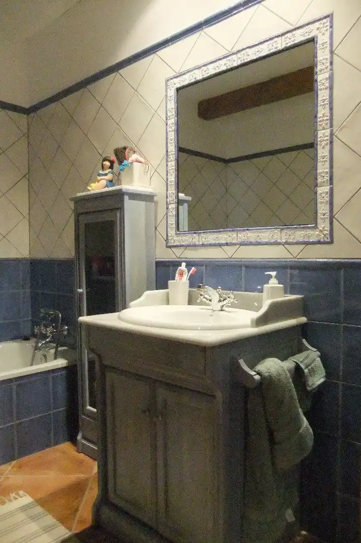 Baño de Casa o chalet en venta en Torre del Burgo con Aire acondicionado, Jardín privado y Terraza
