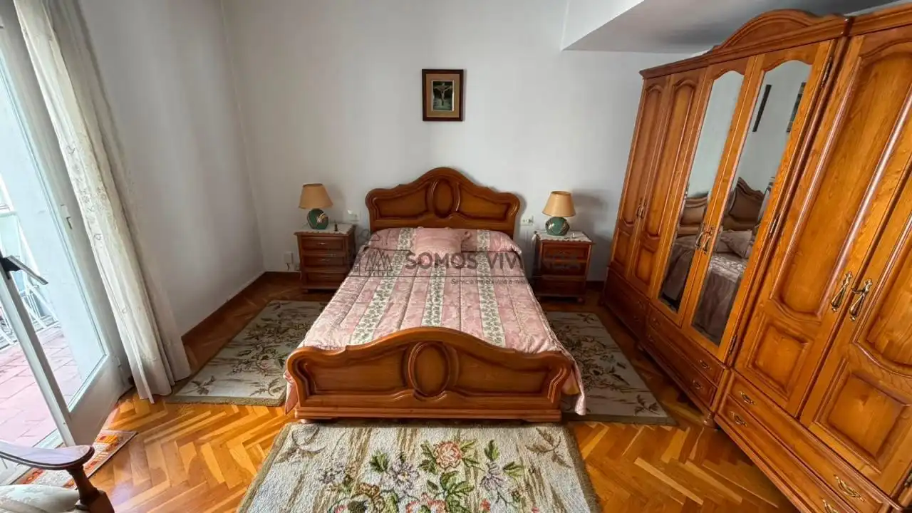 Bedroom of Flat for sale in Ourense Capital   with Heating, Furnished and Balcony