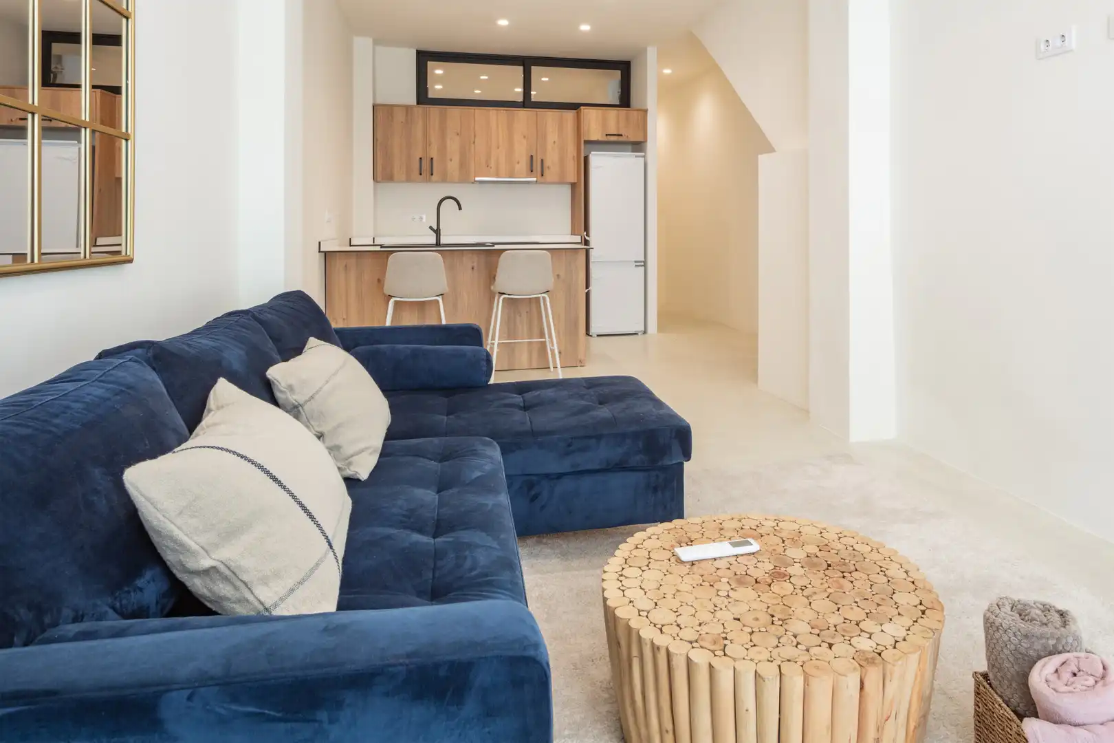 Sala de estar de Apartamento en venta en Gata de Gorgos con Aire acondicionado, Terraza y Amueblado