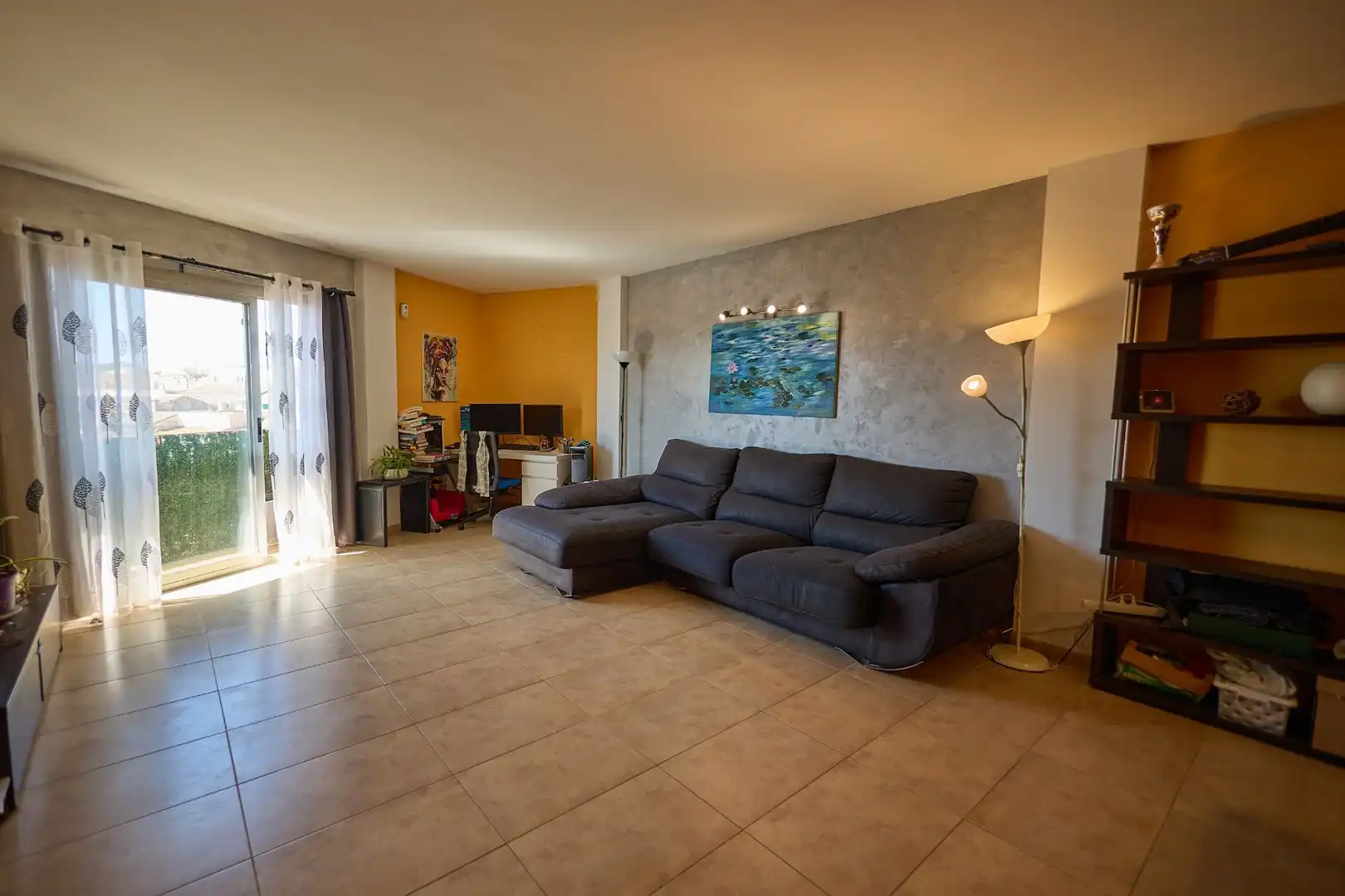 Living room of Flat for sale in Porreres  with Air Conditioner, Terrace and Storage room