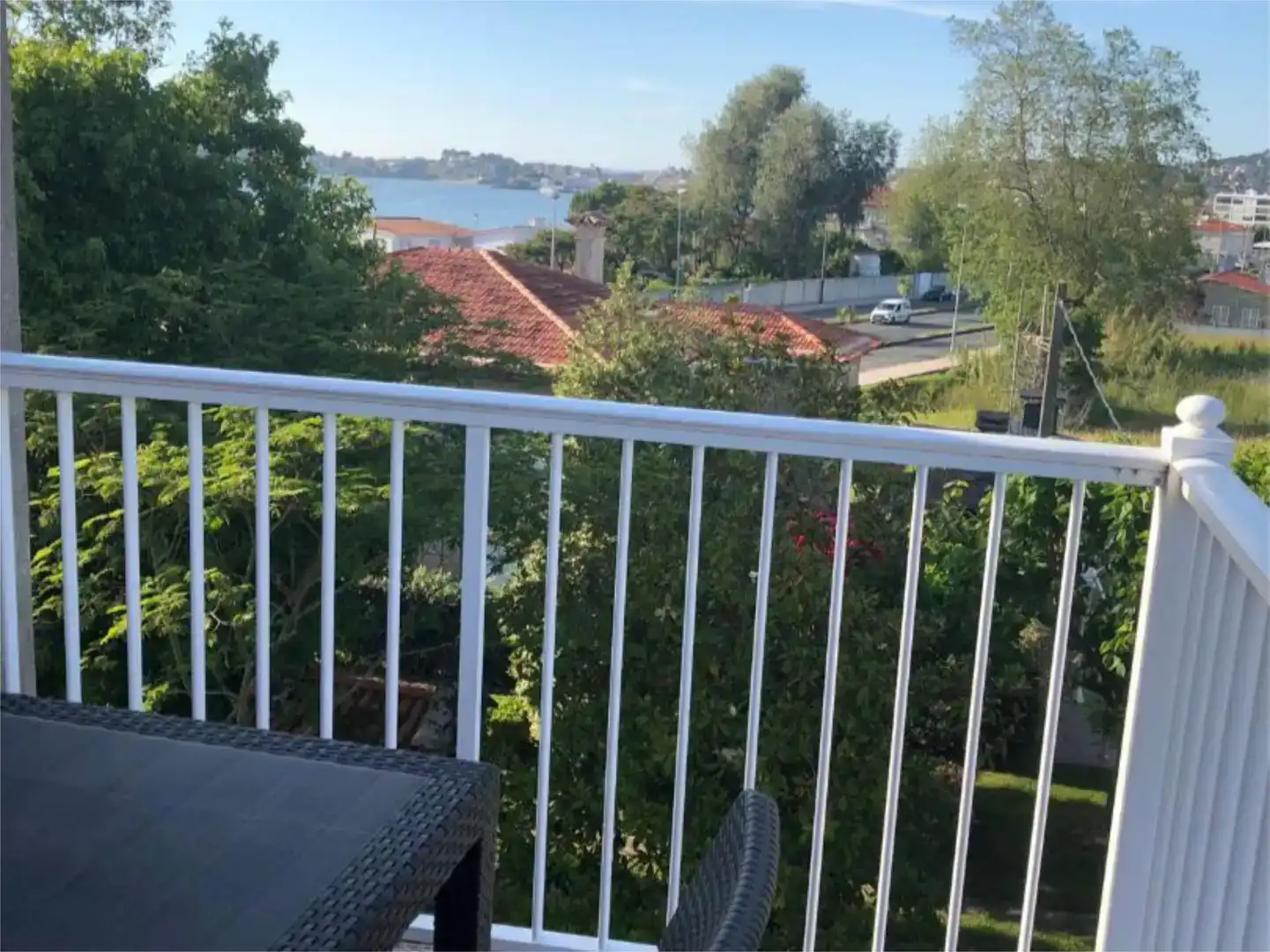 Terrasse von Wohnungen zur Miete in Nigrán mit Parkett, Möbliert und Balkon