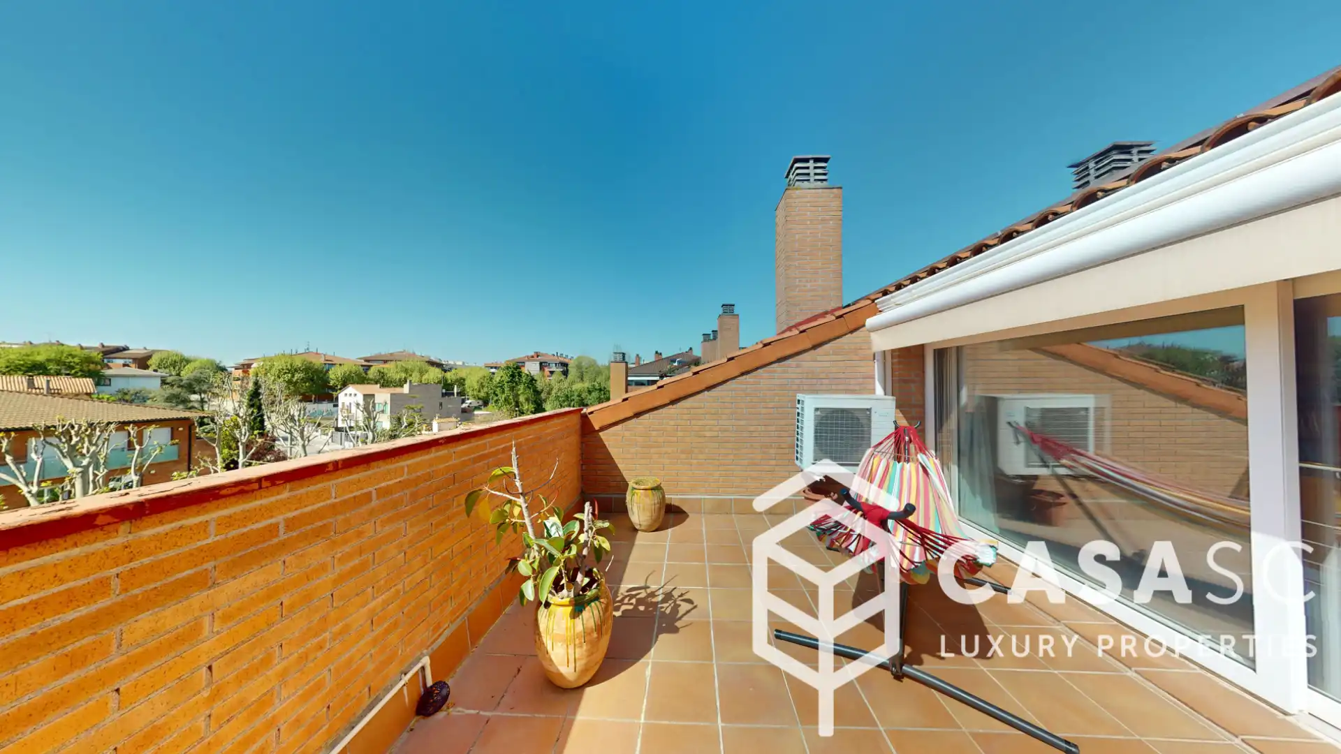 Terrace of Attic for sale in Sant Cugat del Vallès  with Air Conditioner, Heating and Parquet flooring