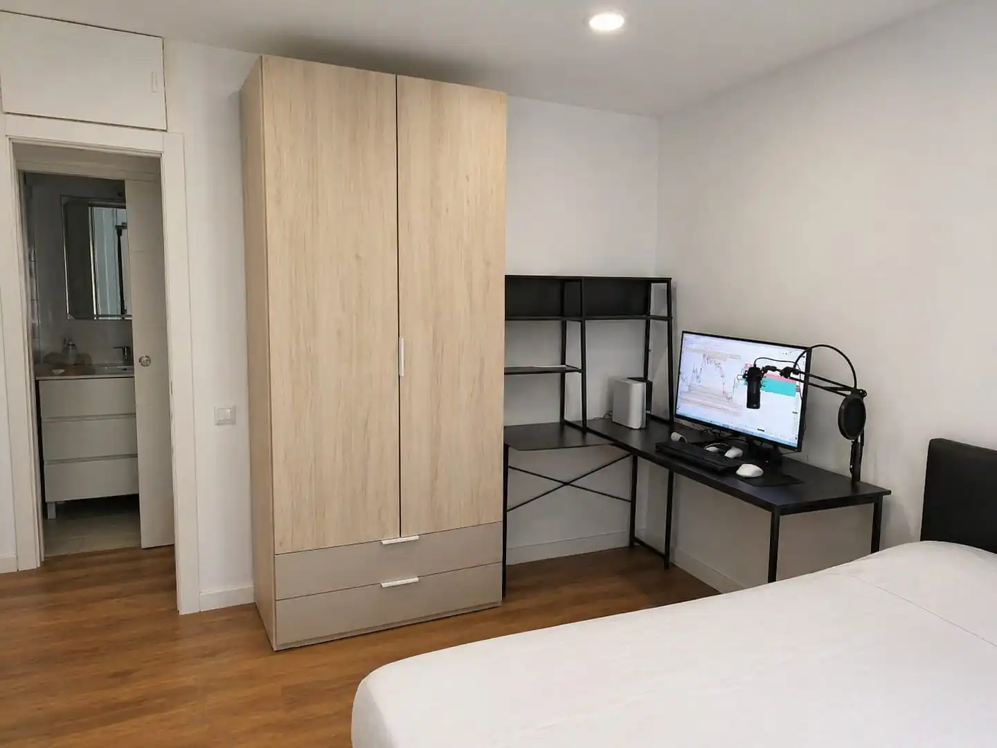 Schlafzimmer von Wohnung zum Verkauf in El Prat de Llobregat mit Klimaanlage, Heizung und Ofen