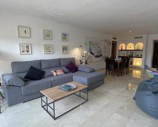 Sala d'estar de Apartament de lloguer en Andratx amb Aire condicionat i Piscina comunitària