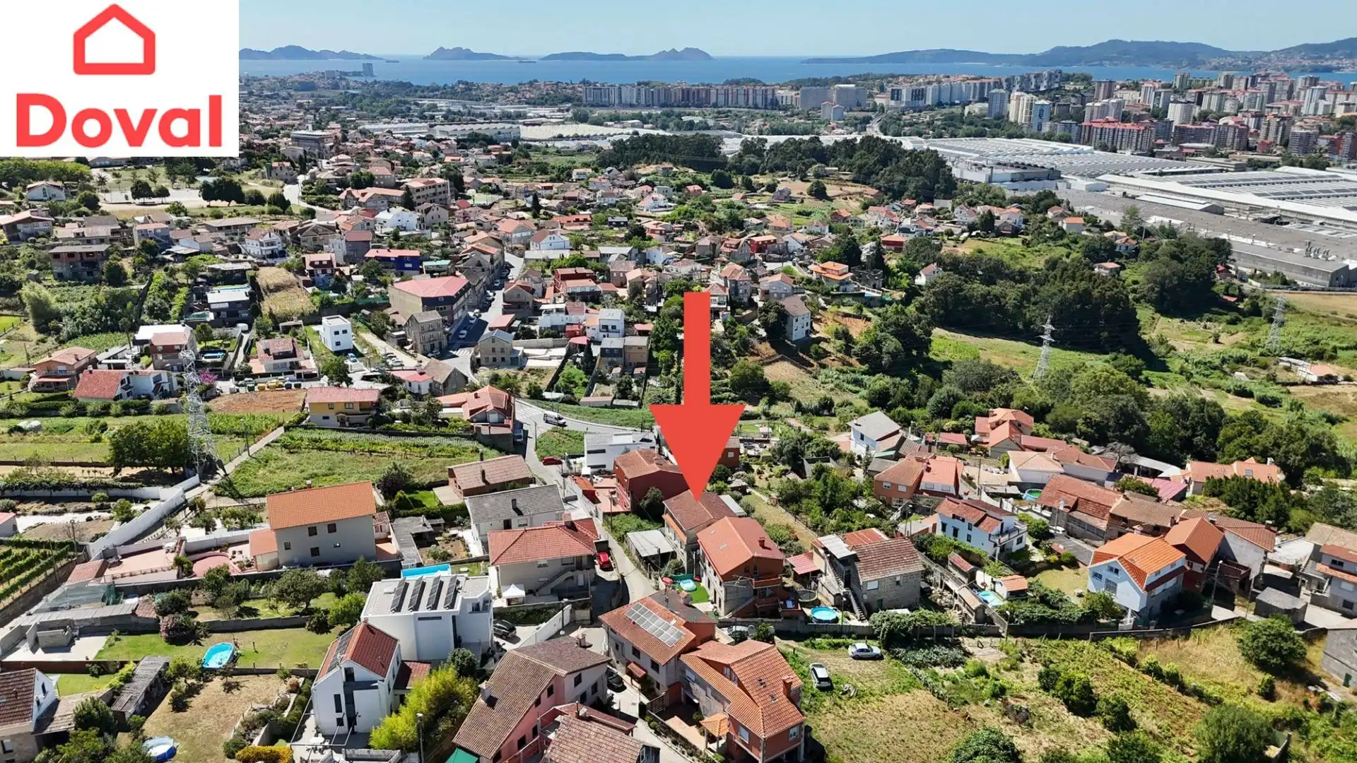 Exterior view of Houses for sale in Vigo   with Private garden and Terrace