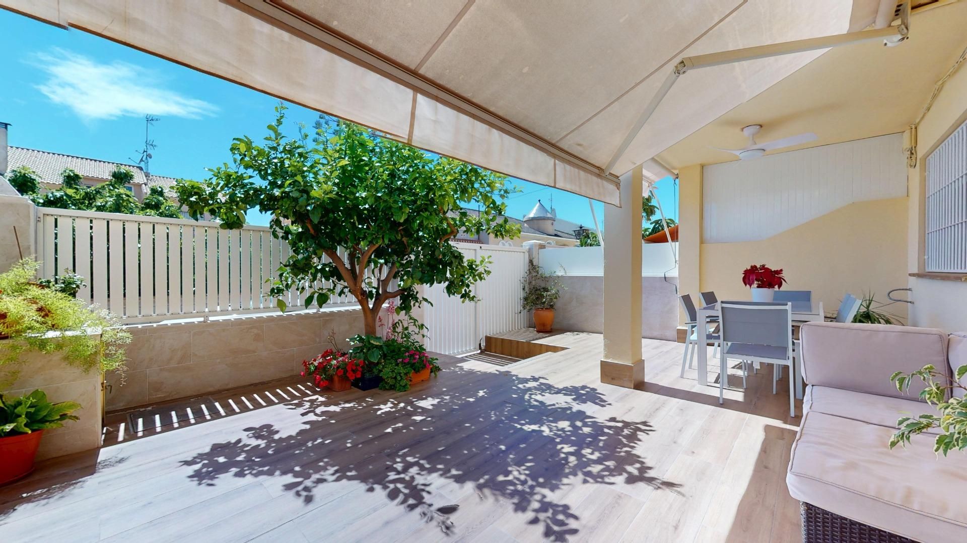 Terraza de Casa adosada en venta en San Pedro del Pinatar con Aire acondicionado, Jardín privado y Terraza