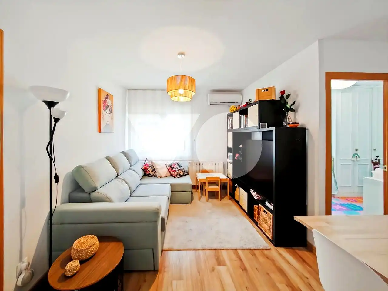 Sala de estar de Planta baja en venta en  Madrid Capital con Aire acondicionado y Calefacción