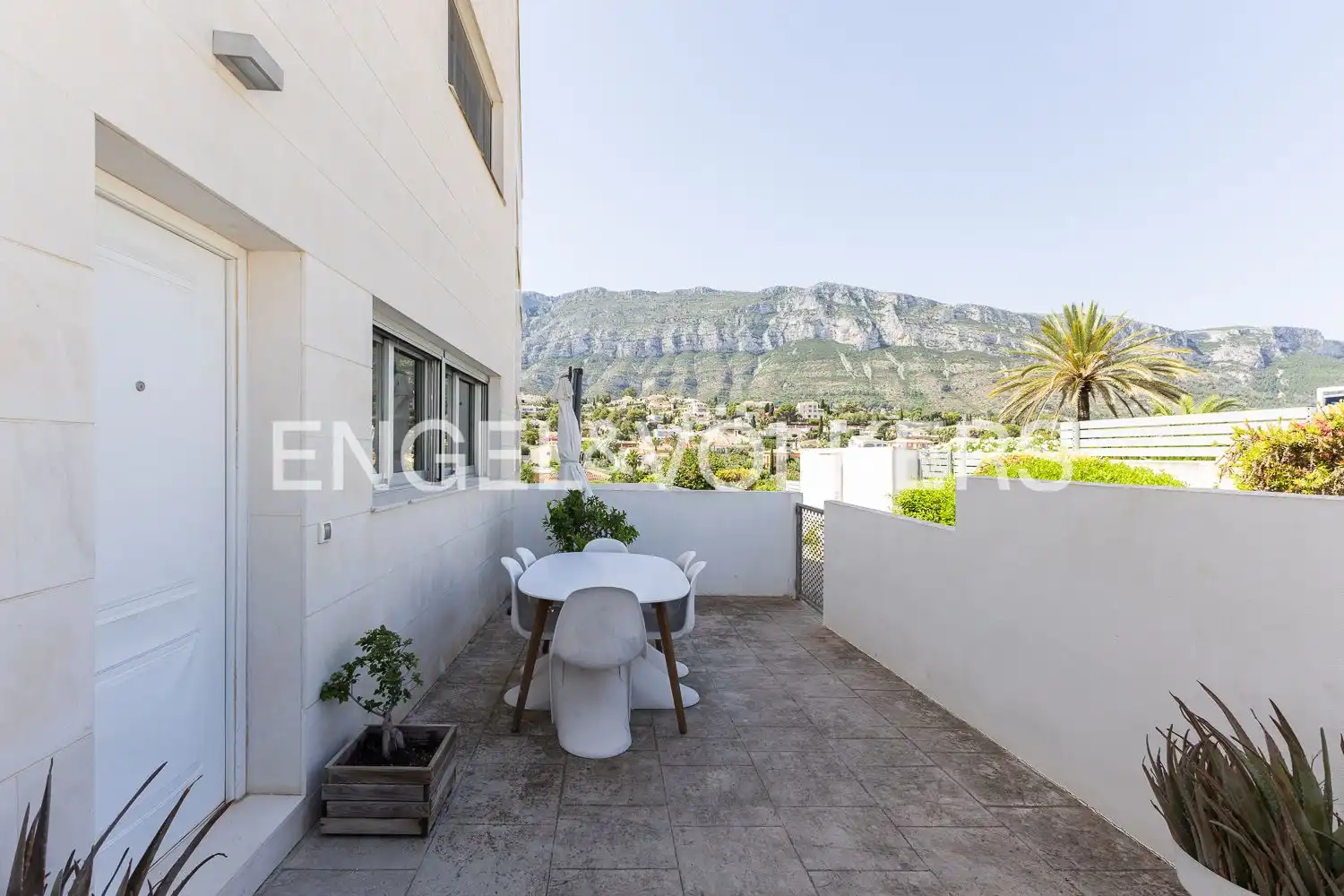 Terrace of Houses for rent in Dénia  with Air Conditioner, Heating and Private garden