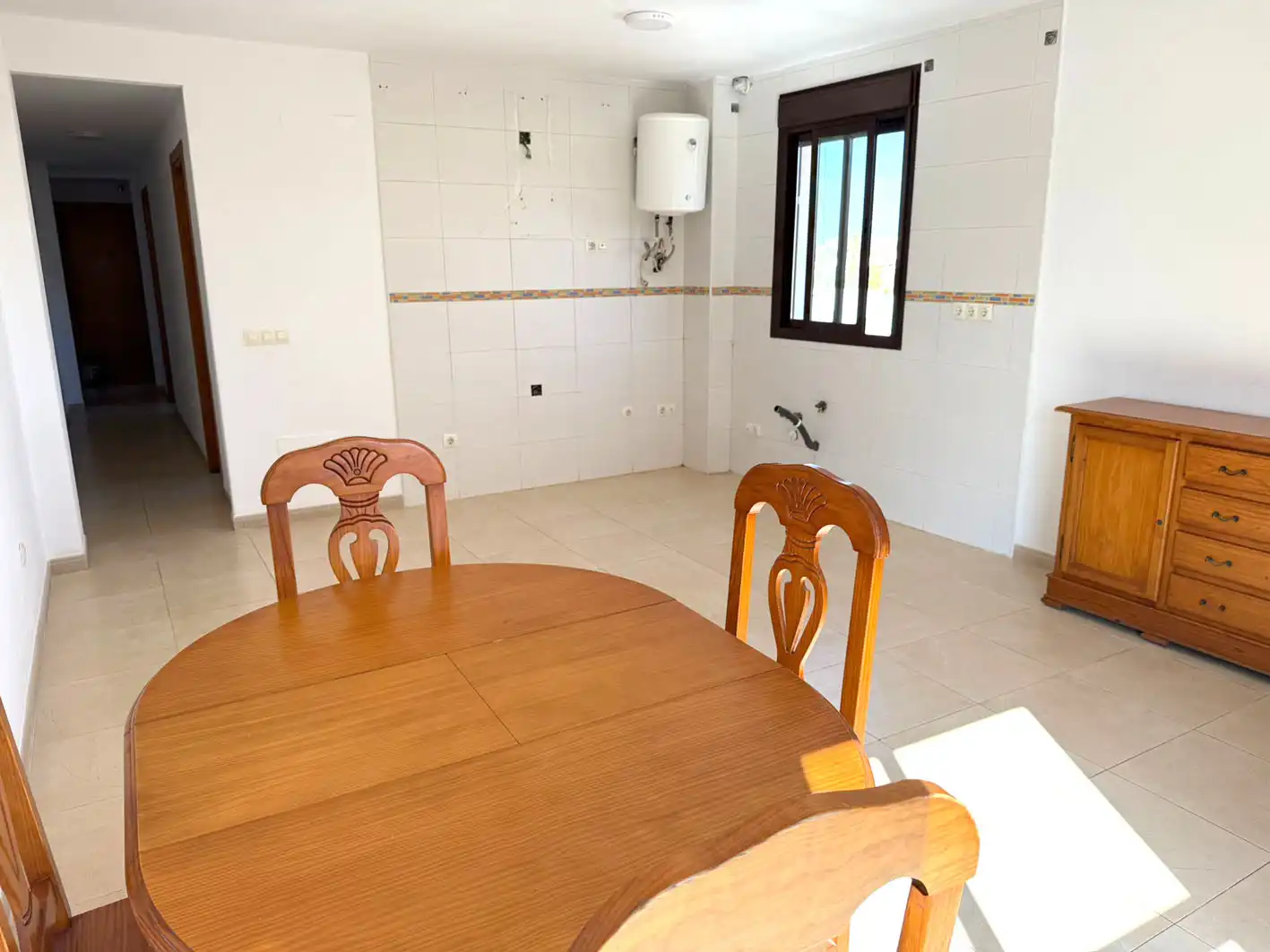 Dining room of Flat for sale in Roquetas de Mar  with Furnished
