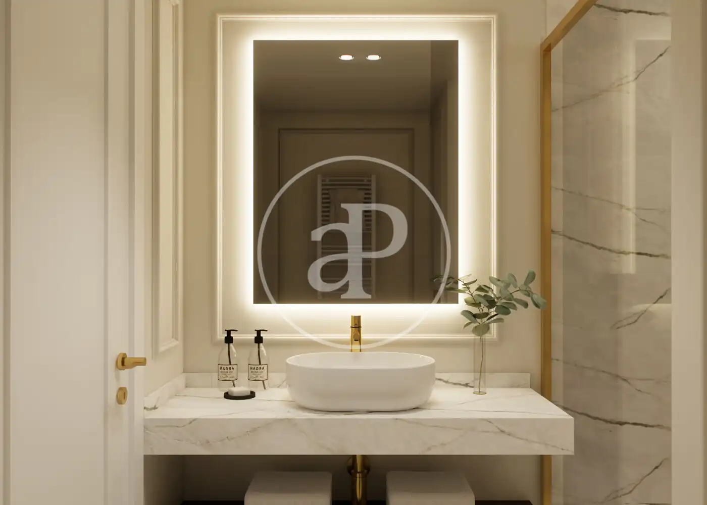 Bathroom of Flat for sale in Madrid  with Air Conditioner, Heating and Terrace