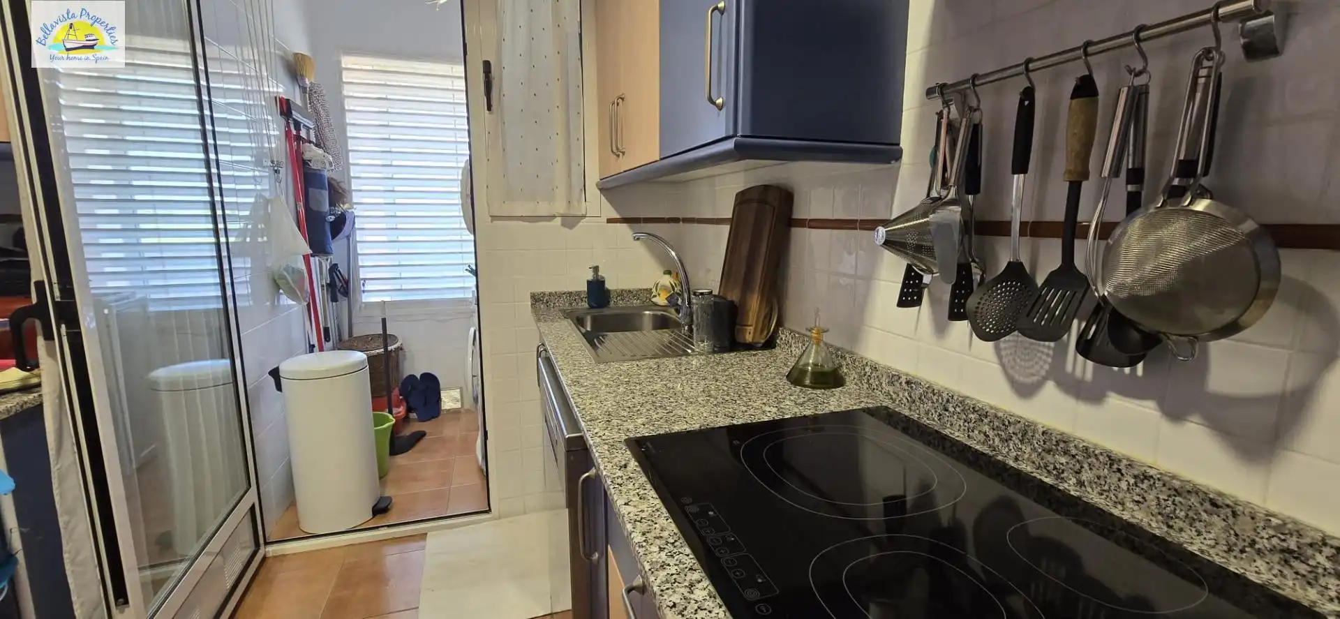 Cuina de Apartament en venda en Cartagena amb Moblat, Balcó i Alarma