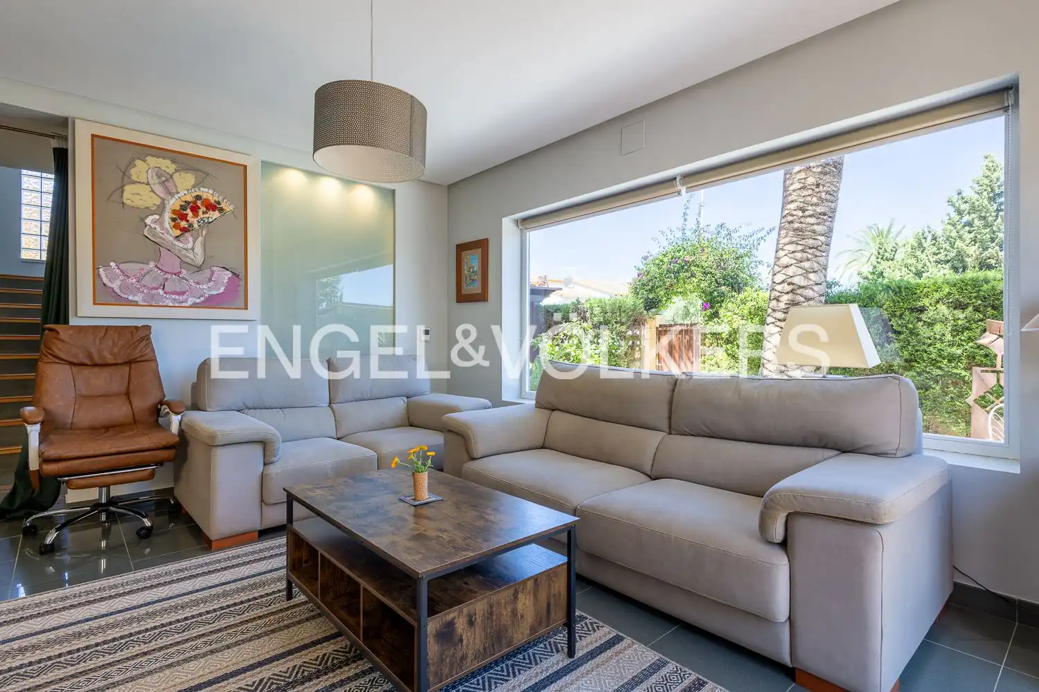 Sala de estar de Casa o chalet en venta en Dénia con Aire acondicionado, Calefacción y Jardín privado