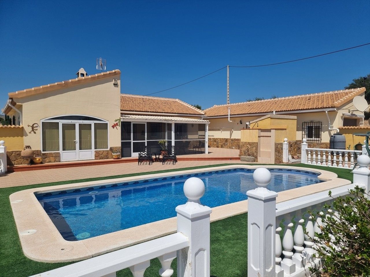 Piscina de Casa o xalet en venda en Albox amb Aire condicionat, Terrassa i Piscina